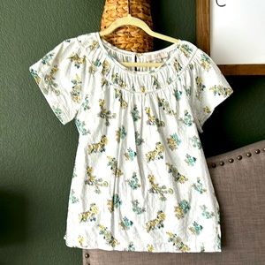 Loft blouse flowers